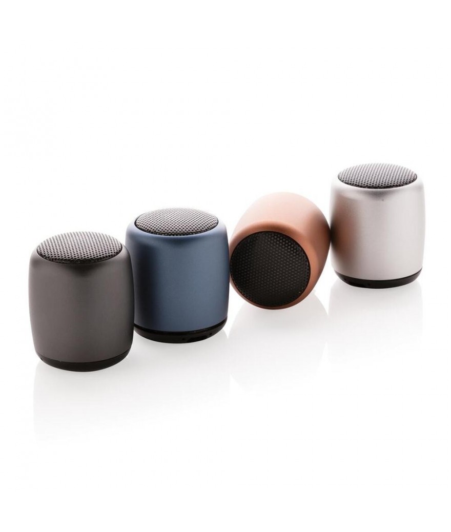 Mini enceinte sans fil en aluminium