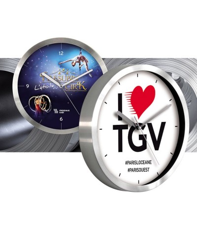 Pendule murale métal 30