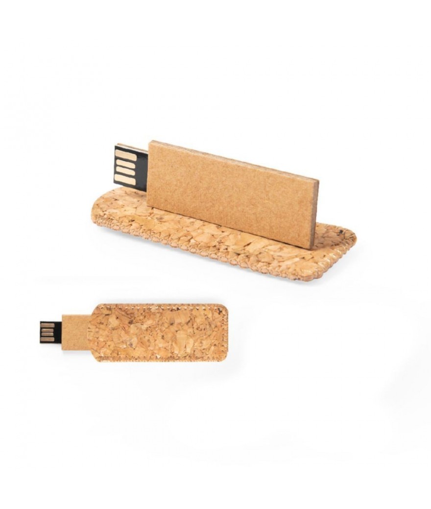 Clé usb carton recyclé & liège