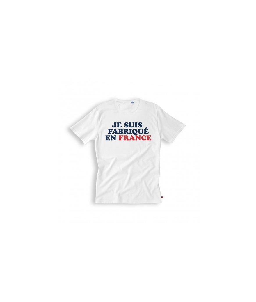 Tee-shirt manches courtes Homme recyclés fabriqués en France
