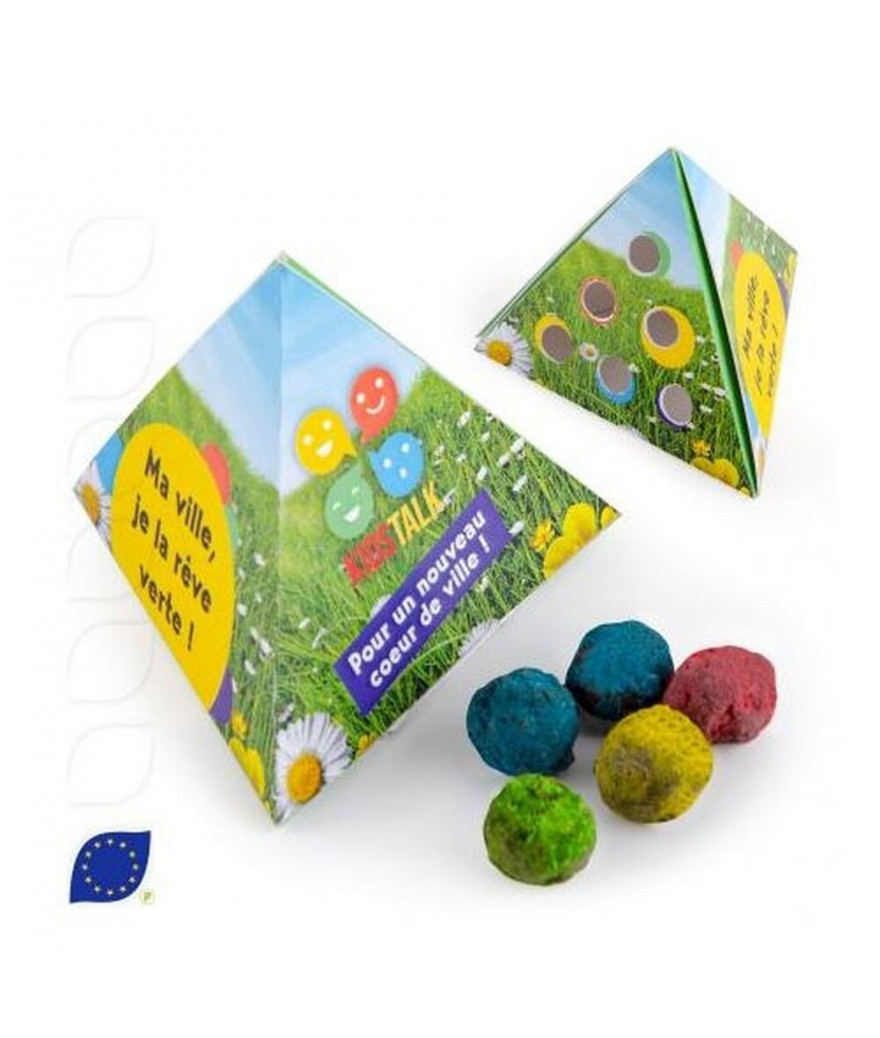 Billes de graines à semer