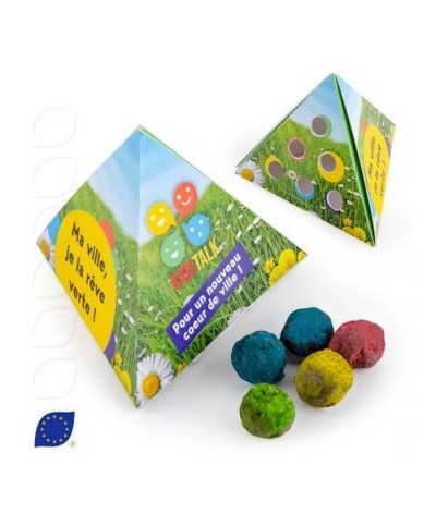 Billes de graines à semer