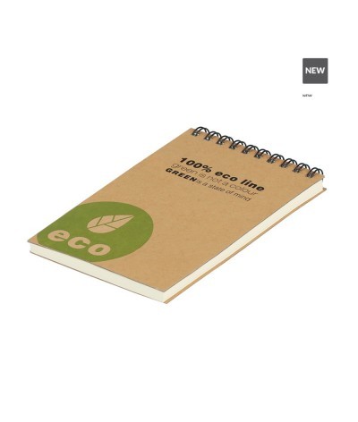 Carnet à spirale papier recyclé