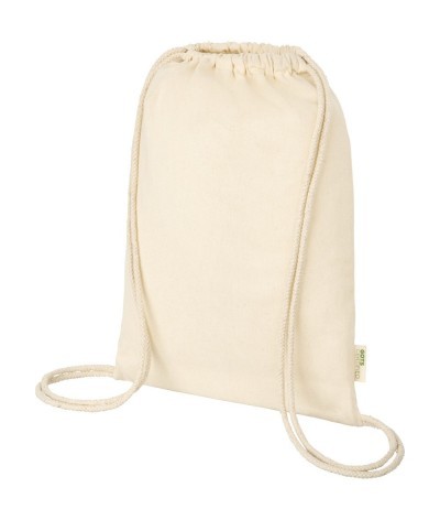 Sac à dos en coton biologique certifié GOTS