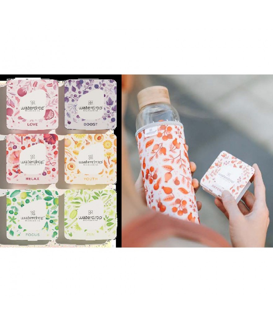 Microdrink Coffret découverte avec bouteille en verre