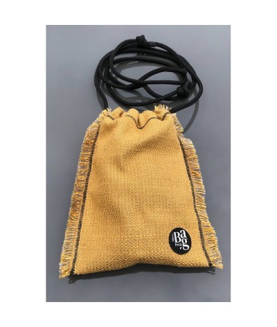 Petit sac en toile de qualité de récupération