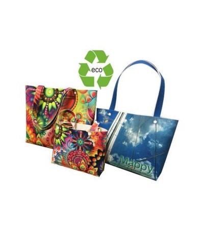 Sac matière recyclée avec bandoulière