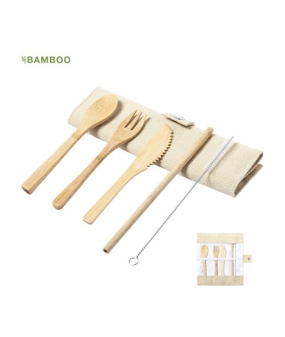 Couverts bambou set 5 Pièces