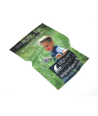 Chiffon de nettoyage microfibre rPET