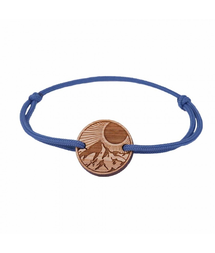 Bracelet bois et corde