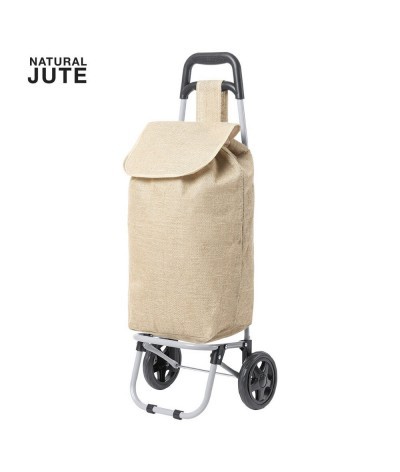 Chariot de course pliable en jute