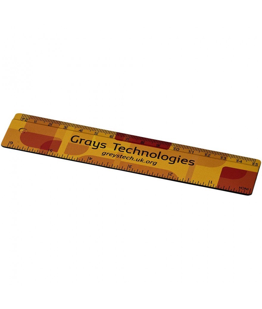 Règle 15 cm 100 % plastique recyclé