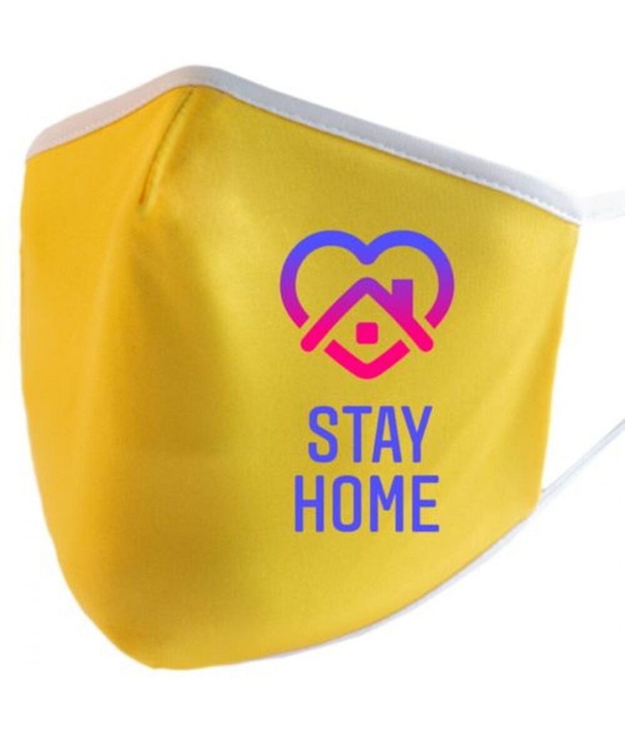 Masque facial tissu recyclé rPET Made in Europe