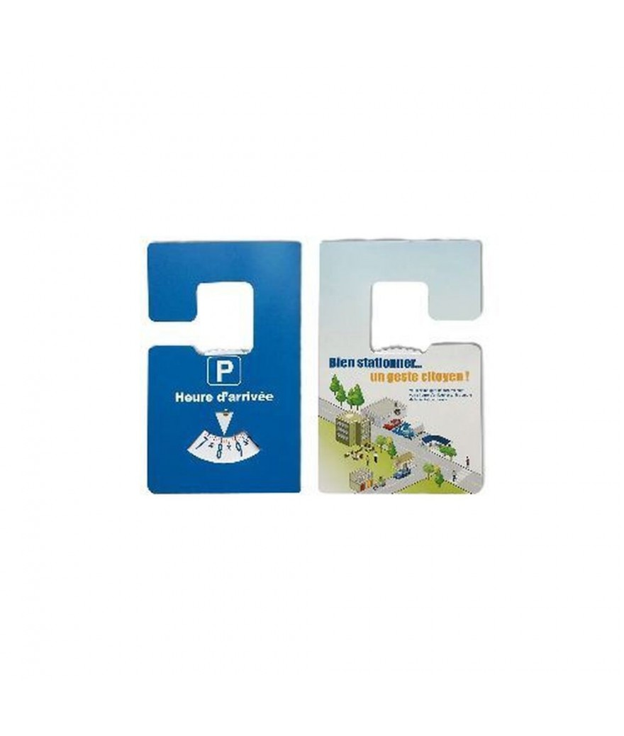 Disque de stationnement accroche rétroviseur