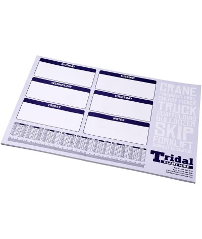 Sous-main personnalisé a2 en papier