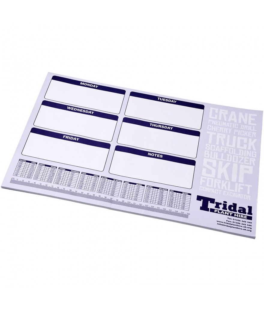 Sous-main personnalisé a2 en papier