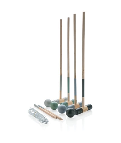 Jeu de croquets en bois