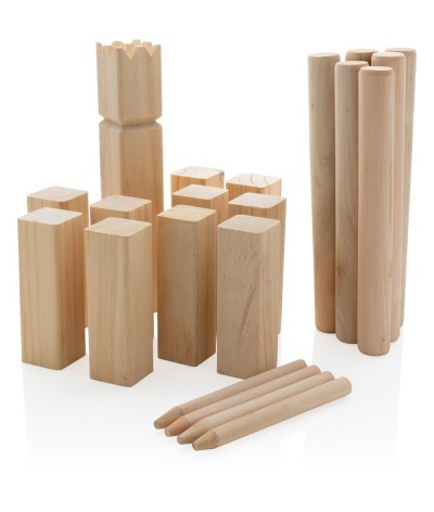 Jeu de Kubb en bois