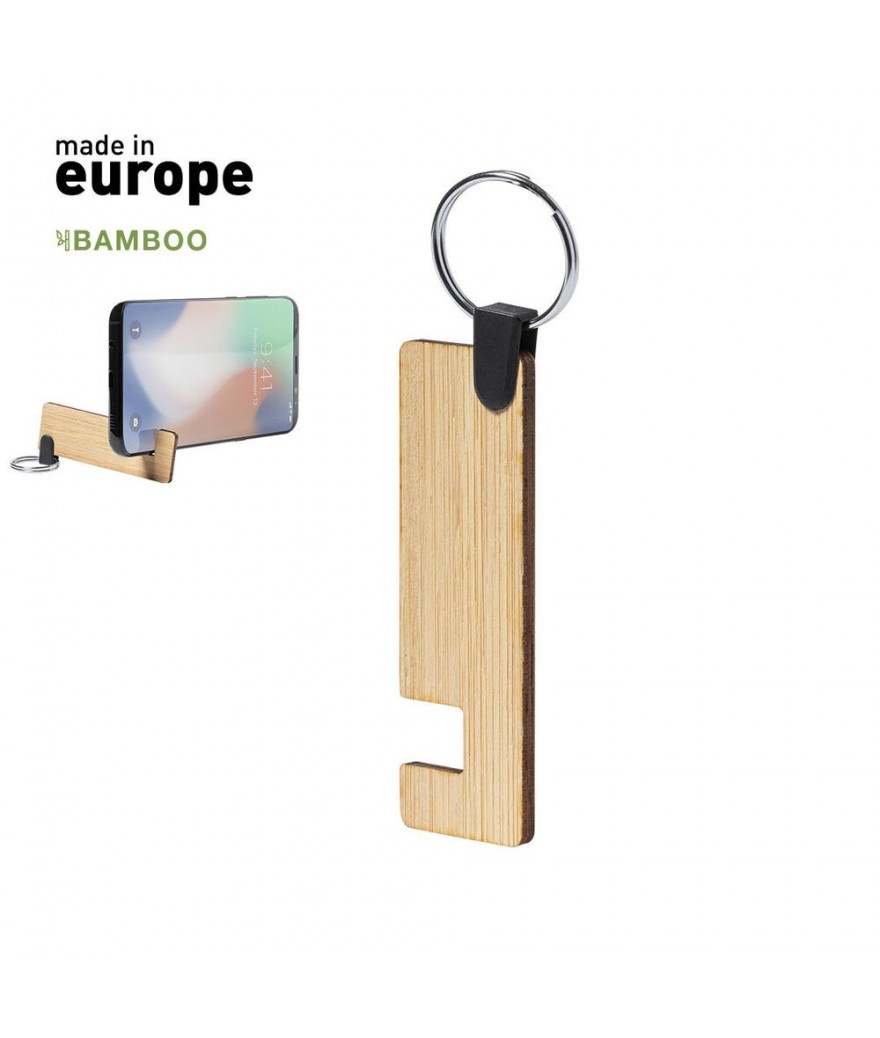 Porte-clés bambou support - Made in Europe
