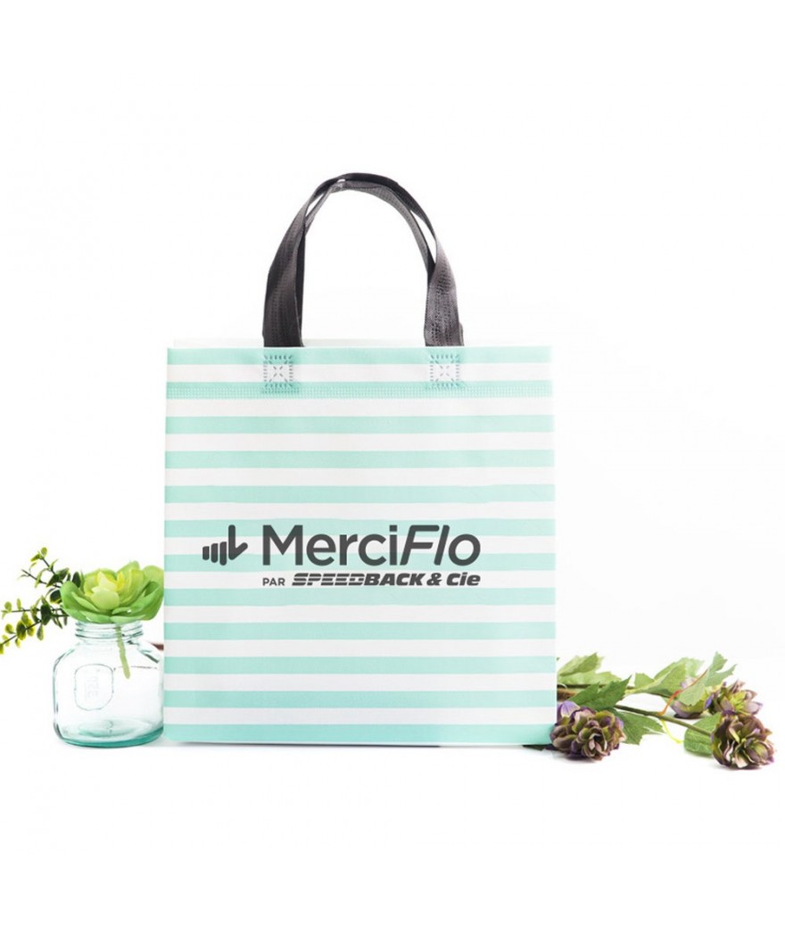 Tote bag non tissé avec soufflet - Made in Europe