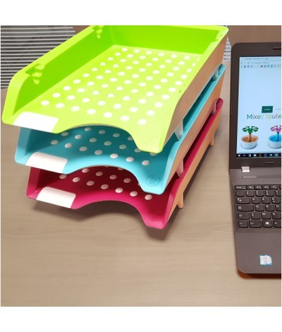 Corbeille à courrier matériau biosourcé - Made in France