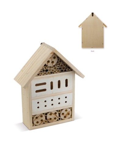 Hôtel à insectes bois