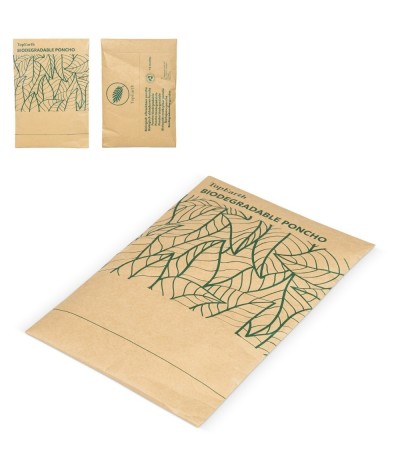 Poncho biodégradable