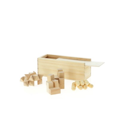 Coffret 3 jeux en bois