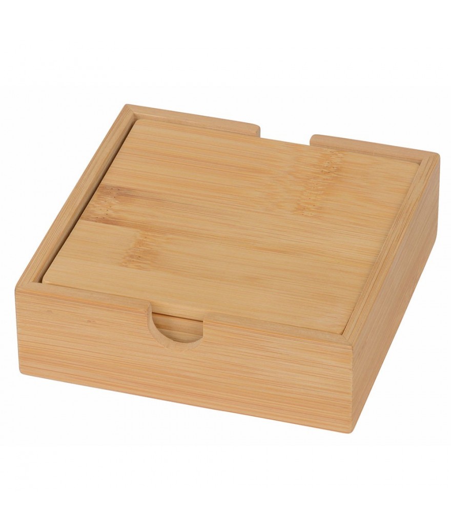 Sous-verres bambou (set 4 pcs)