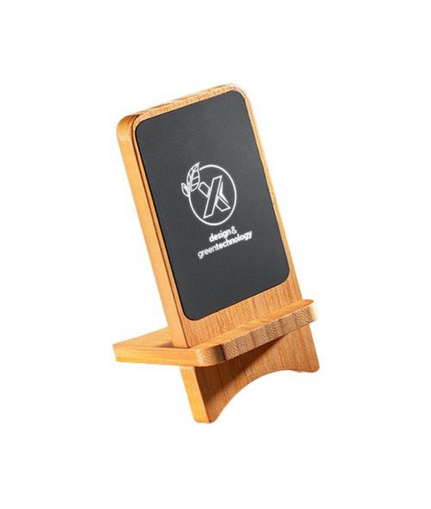 Chargeur à induction 10W avec support bois