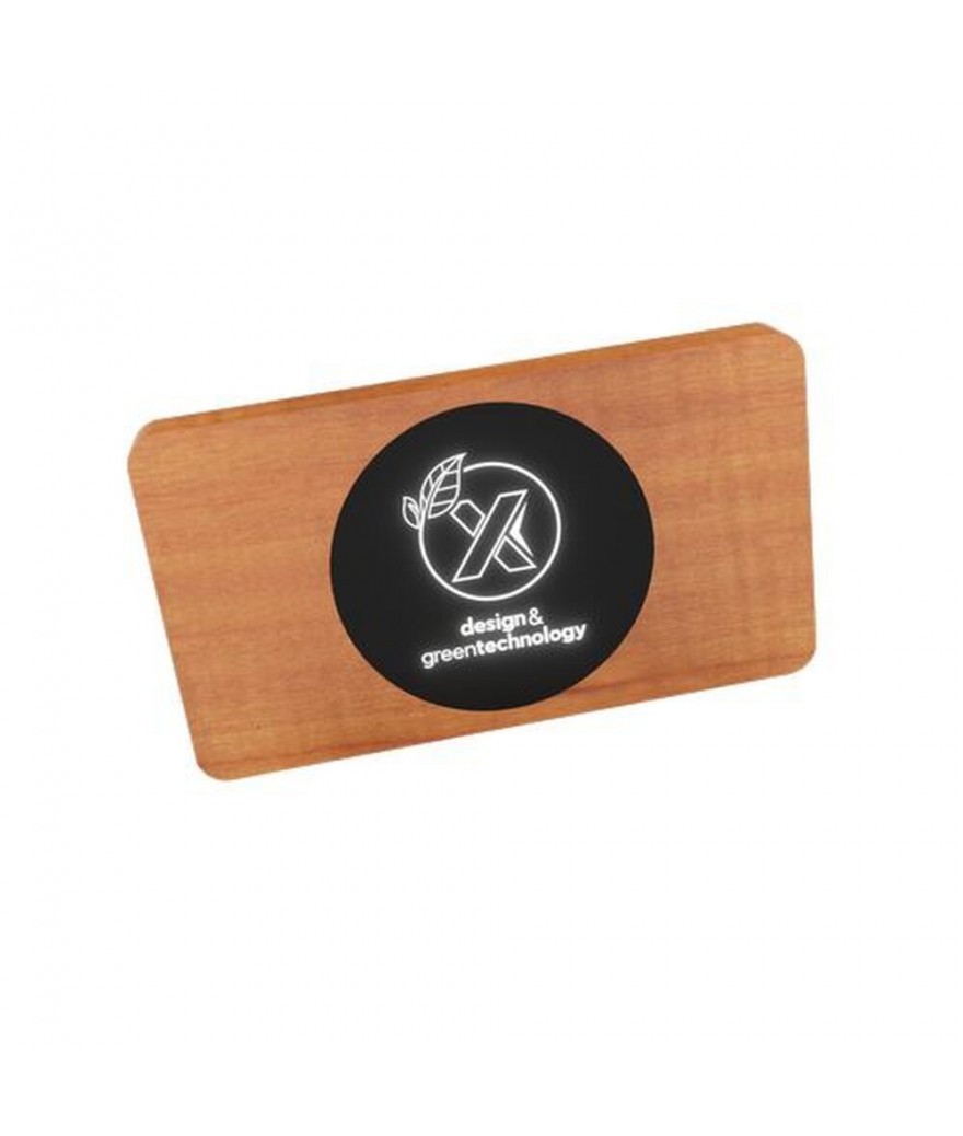 Batterie de secours à induction lumineuse bambou 5000 mAh