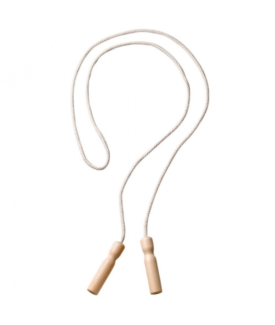Corde à sauter bois