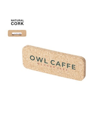 Badge liège naturel