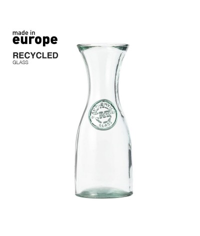 Bouteille carafe verre recyclé 800 ml - Made in Europe