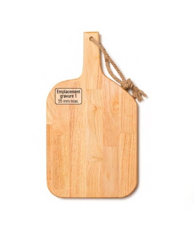 Planche à découper et servir bois 50 cm - Made in France