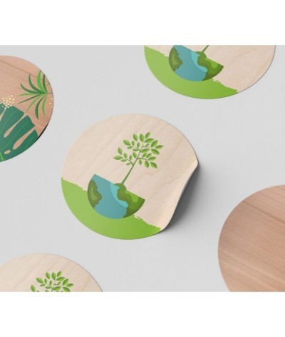 Sticker bois - Made in France