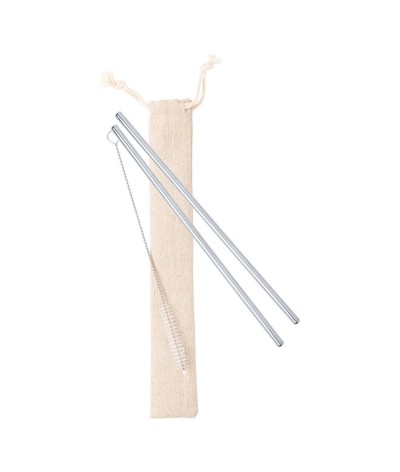 Set de pailles réutilisables